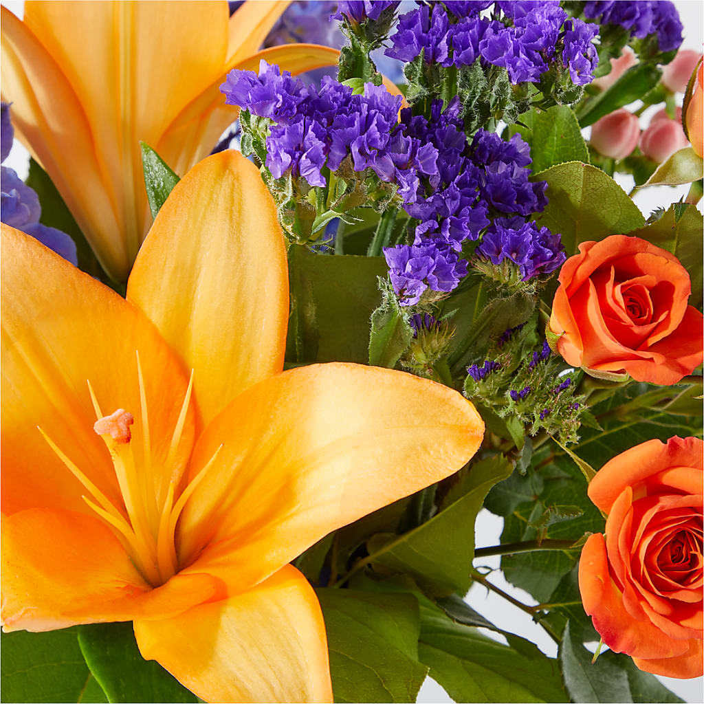 Radiant Citrus Bouquet – BLOSSOMS & BALLOONS FLORIST, Roseville CA