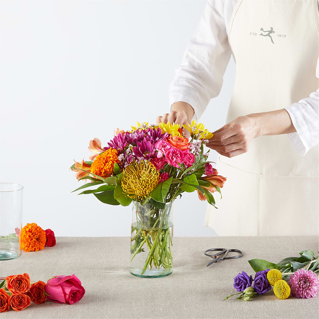 Feast of Color – A Florist Original – BLOSSOMS & BALLOONS FLORIST, Roseville CA