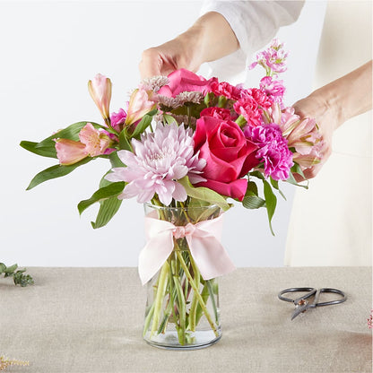 Pink Ribbon - A Florist Original – BLOSSOMS & BALLOONS FLORIST, Roseville CA