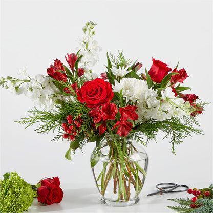 Merry Moment Bouquet – A Florist Original – BLOSSOMS & BALLOONS FLORIST, Roseville CA