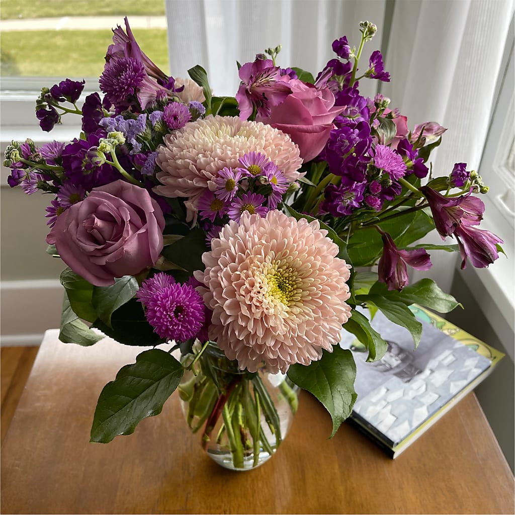 Ultraviolet Bouquet – BLOSSOMS & BALLOONS FLORIST, Roseville CA