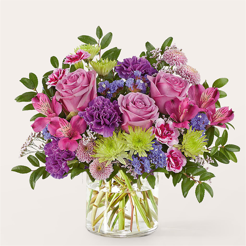 Glass Half Full Bouquet – BLOSSOMS & BALLOONS FLORIST, Roseville CA