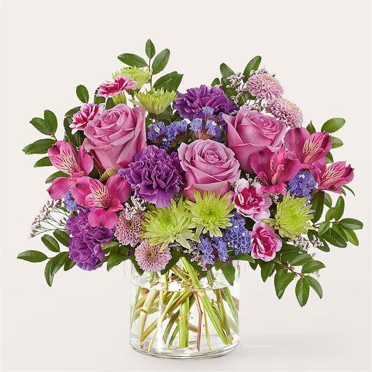 Glass Half Full Bouquet – BLOSSOMS & BALLOONS FLORIST, Roseville CA