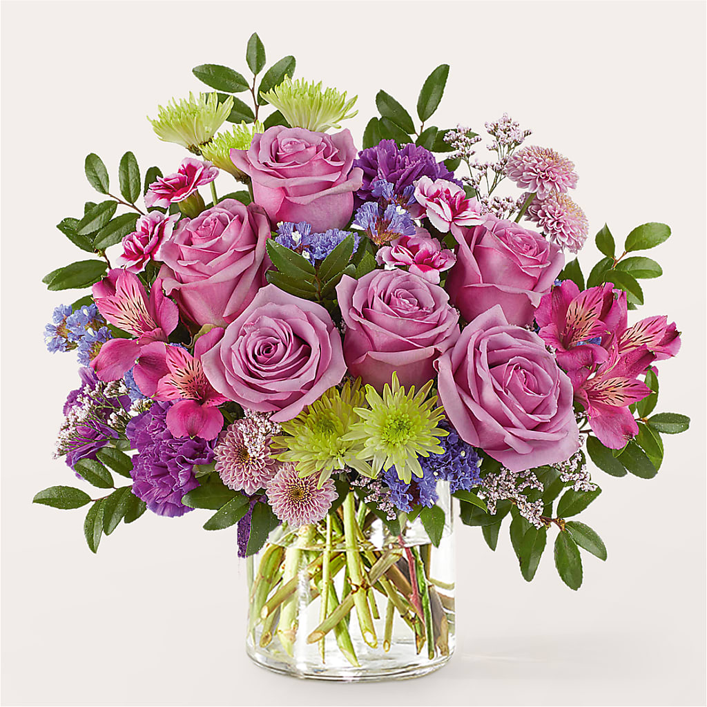 Glass Half Full Bouquet – BLOSSOMS & BALLOONS FLORIST, Roseville CA