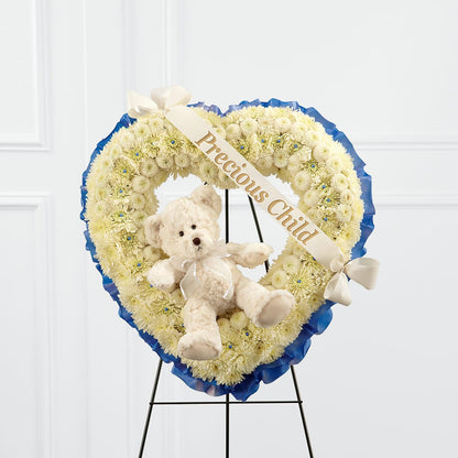 Precious Child Standing Heart – BLOSSOMS & BALLOONS FLORIST, Roseville CA