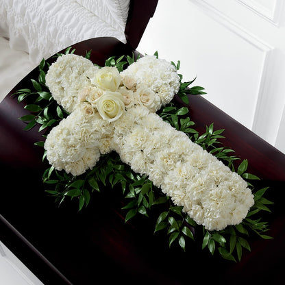 Peaceful Memories Casket Spray (Standard) – BLOSSOMS & BALLOONS FLORIST, Roseville CA
