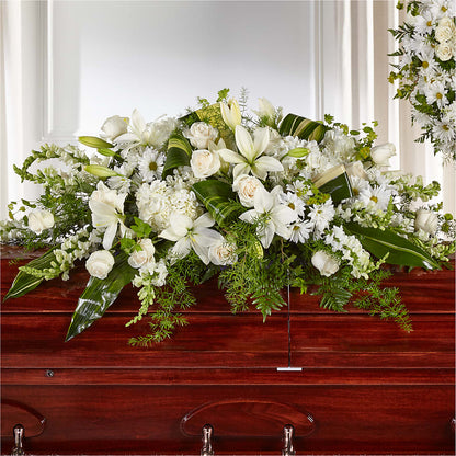 Abundance Casket Spray – BLOSSOMS & BALLOONS FLORIST, Roseville CA