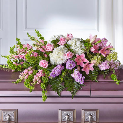 Life's Gratitude Casket Spray – BLOSSOMS & BALLOONS FLORIST, Roseville CA