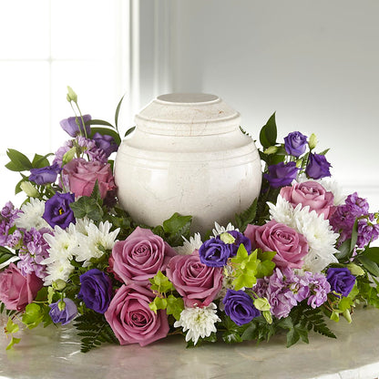 Blooming Sympathy Cremation Adornment – BLOSSOMS & BALLOONS FLORIST, Roseville CA