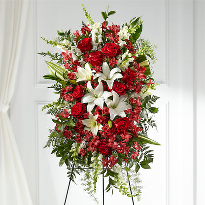 Everlasting Memory Standing Spray – BLOSSOMS & BALLOONS FLORIST, Roseville CA