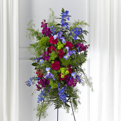 Heavenly Skies Standing Spray – BLOSSOMS & BALLOONS FLORIST, Roseville CA