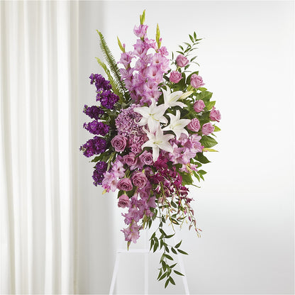 Never Alone Standing Spray – BLOSSOMS & BALLOONS FLORIST, Roseville CA
