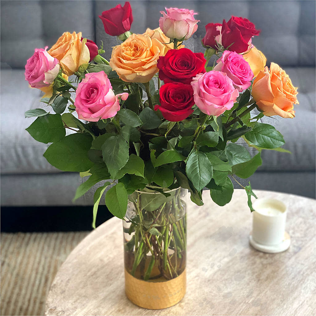 Ever After Rose Bouquet – BLOSSOMS & BALLOONS FLORIST, Roseville CA