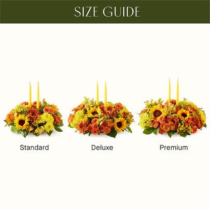 Autumn Harmony Centerpiece – BLOSSOMS & BALLOONS FLORIST, Roseville CA