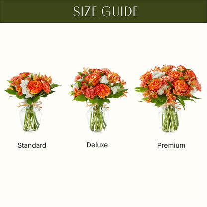 Apricot Glow Bouquet – BLOSSOMS & BALLOONS FLORIST, Roseville CA