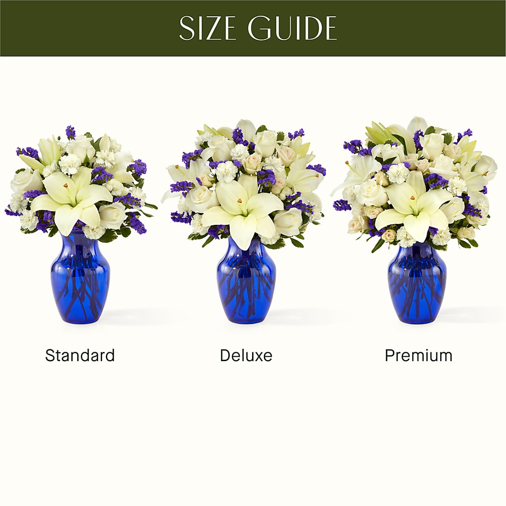 Sapphire Rush Bouquet – BLOSSOMS & BALLOONS FLORIST, Roseville CA