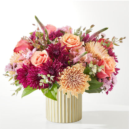 Berry Cobbler Bouquet with Ivory Vase – BLOSSOMS & BALLOONS FLORIST, Roseville CA