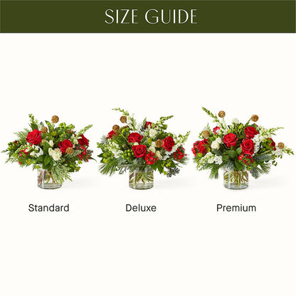 Deck the Halls Bouquet – BLOSSOMS & BALLOONS FLORIST, Roseville CA