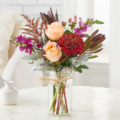 Moody Hues Bouquet – BLOSSOMS & BALLOONS FLORIST, Roseville CA