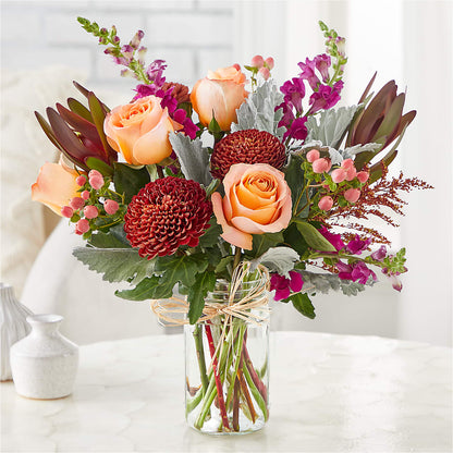 Moody Hues Bouquet – BLOSSOMS & BALLOONS FLORIST, Roseville CA
