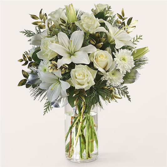 Wintry Mix Bouquet – BLOSSOMS & BALLOONS FLORIST, Roseville CA