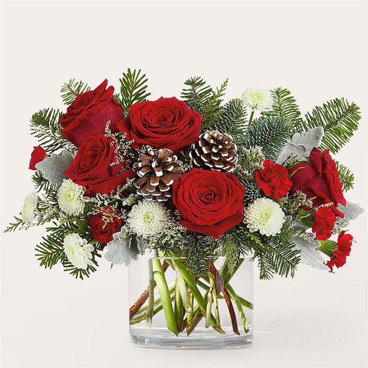 Yule Cheer Bouquet – BLOSSOMS & BALLOONS FLORIST, Roseville CA