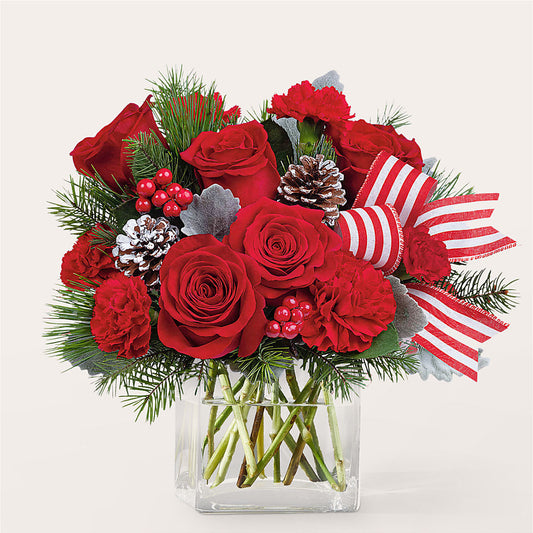 Baking Spirits Bright Bouquet – BLOSSOMS & BALLOONS FLORIST, Roseville CA