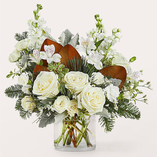 Fresh Snowfall Bouquet – BLOSSOMS & BALLOONS FLORIST, Roseville CA