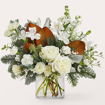 Fresh Snowfall Bouquet – BLOSSOMS & BALLOONS FLORIST, Roseville CA