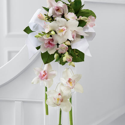 Perfect Entrance Pew Arrangement – BLOSSOMS & BALLOONS FLORIST, Roseville CA