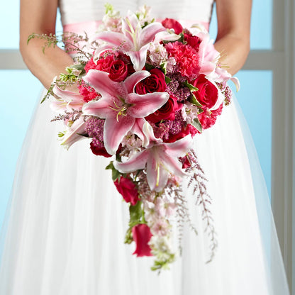 Lily & Rose Bouquet – BLOSSOMS & BALLOONS FLORIST, Roseville CA