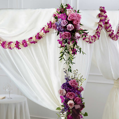 Color & Light Chuppah Decor – BLOSSOMS & BALLOONS FLORIST, Roseville CA