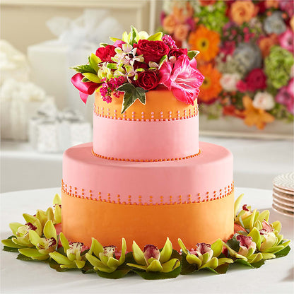 Sweet Citrus Cake Decor – BLOSSOMS & BALLOONS FLORIST, Roseville CA