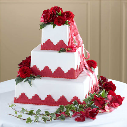 Forever Happiness Cake Decor – BLOSSOMS & BALLOONS FLORIST, Roseville CA